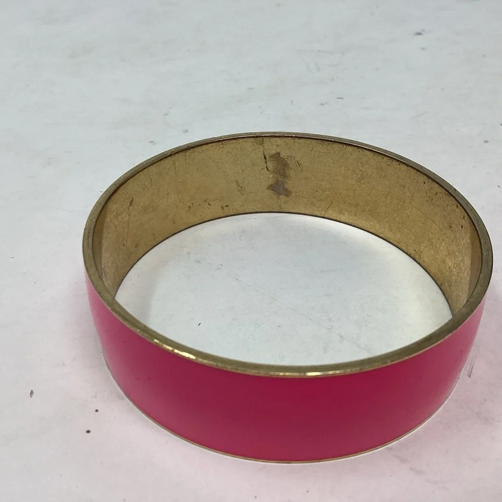 J. CREW Barbiecore Thick Pink Bangle Bracelet